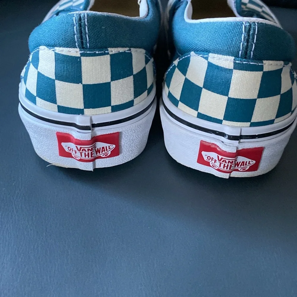blue checkered vans - Picture 3 of 4